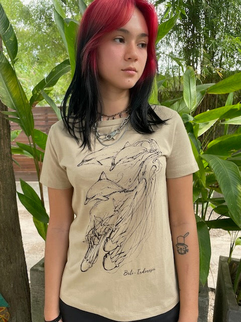 Women's Dolphin Sketch Tee