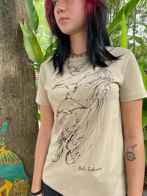 Women's Dolphin Sketch Tee