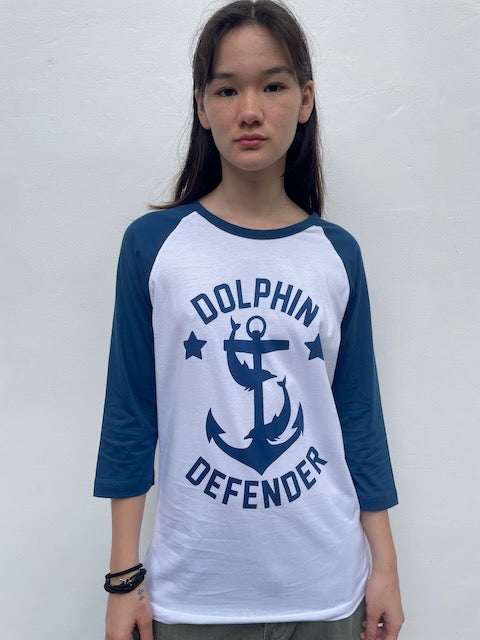 Unisex Dolphin Defender Baseball Tee