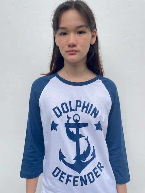 Unisex Dolphin Defender Baseball Tee