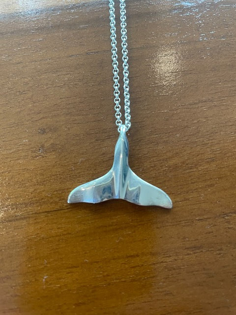 Silver Fluke necklace