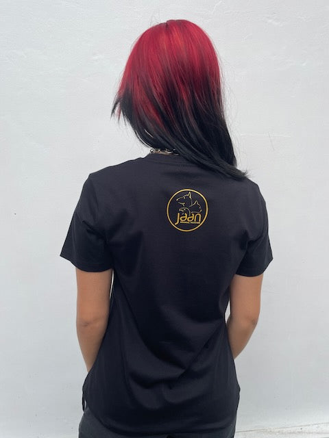 Women's Black & Gold Tiger Tee