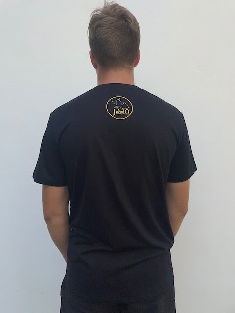 Men's Black & Gold Tiger Tee