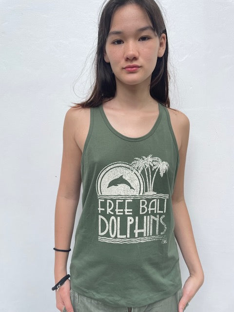 Women's Free Bali Dolphins Tank Top